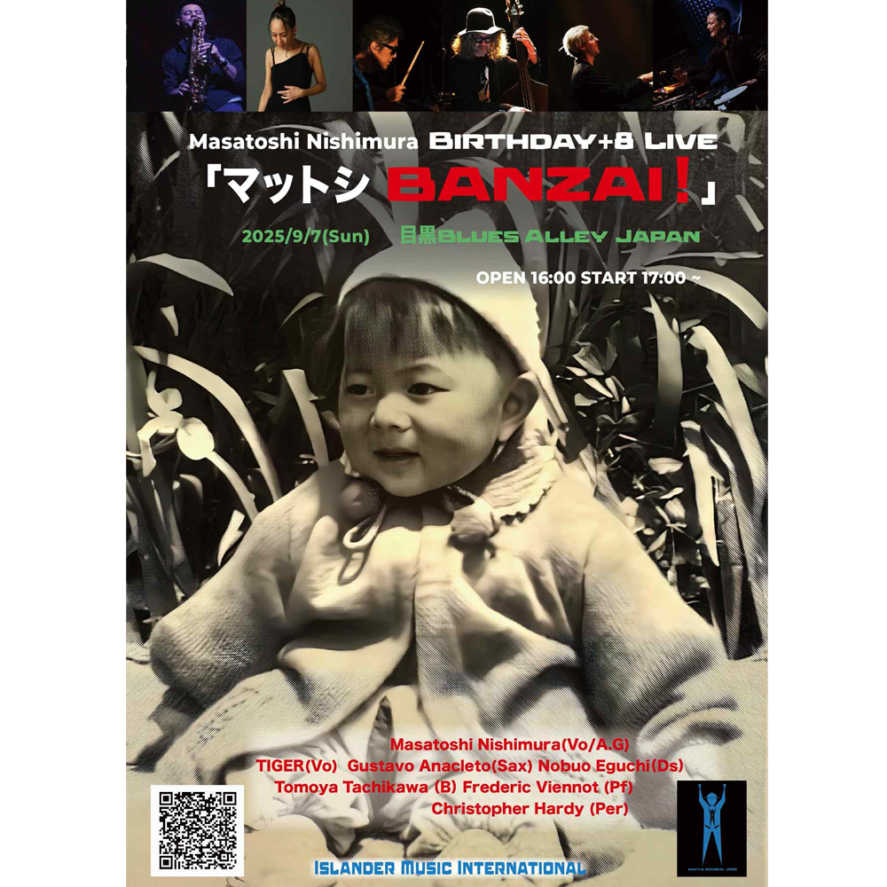 西村麻聡 Birthday＋8 Live 「マットシ BANZAI !」